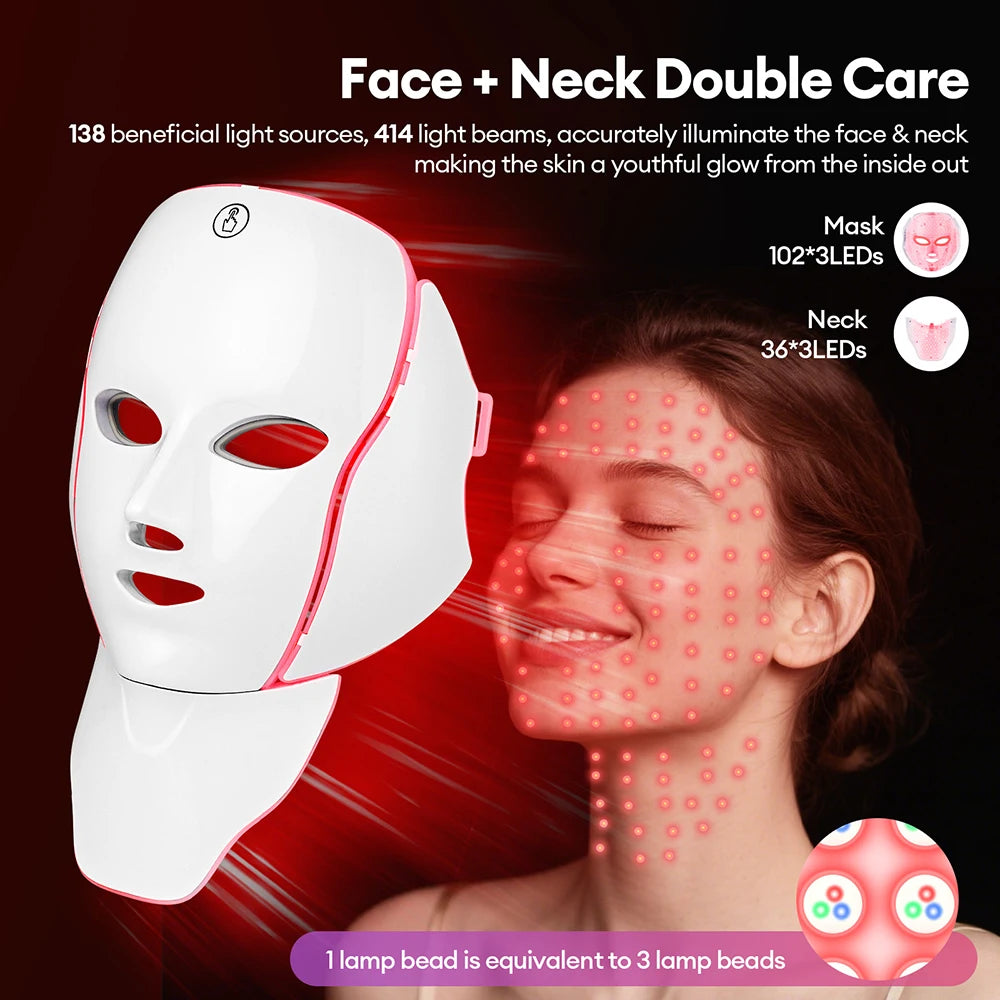 AuraGlow™ LED Therapy Mask